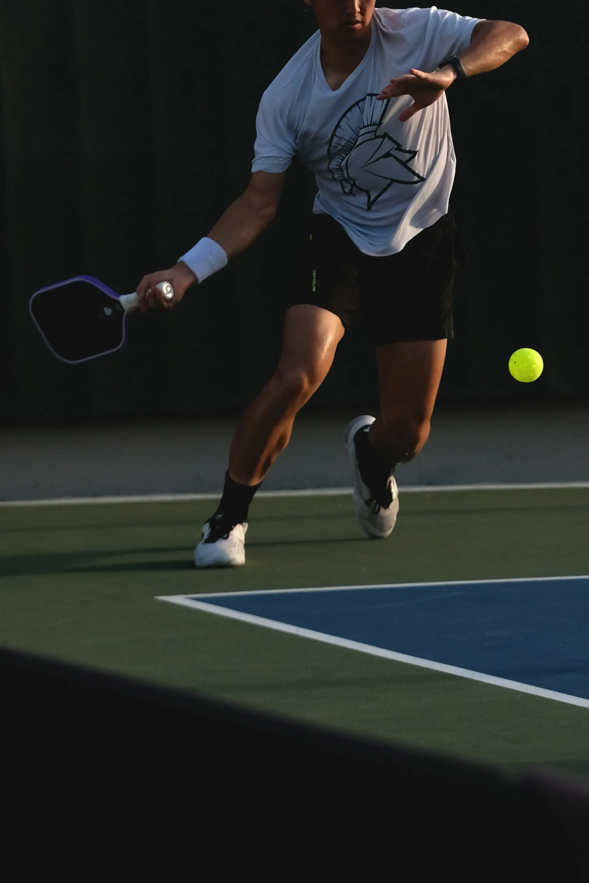 Pickleball courts at Hide and Chill